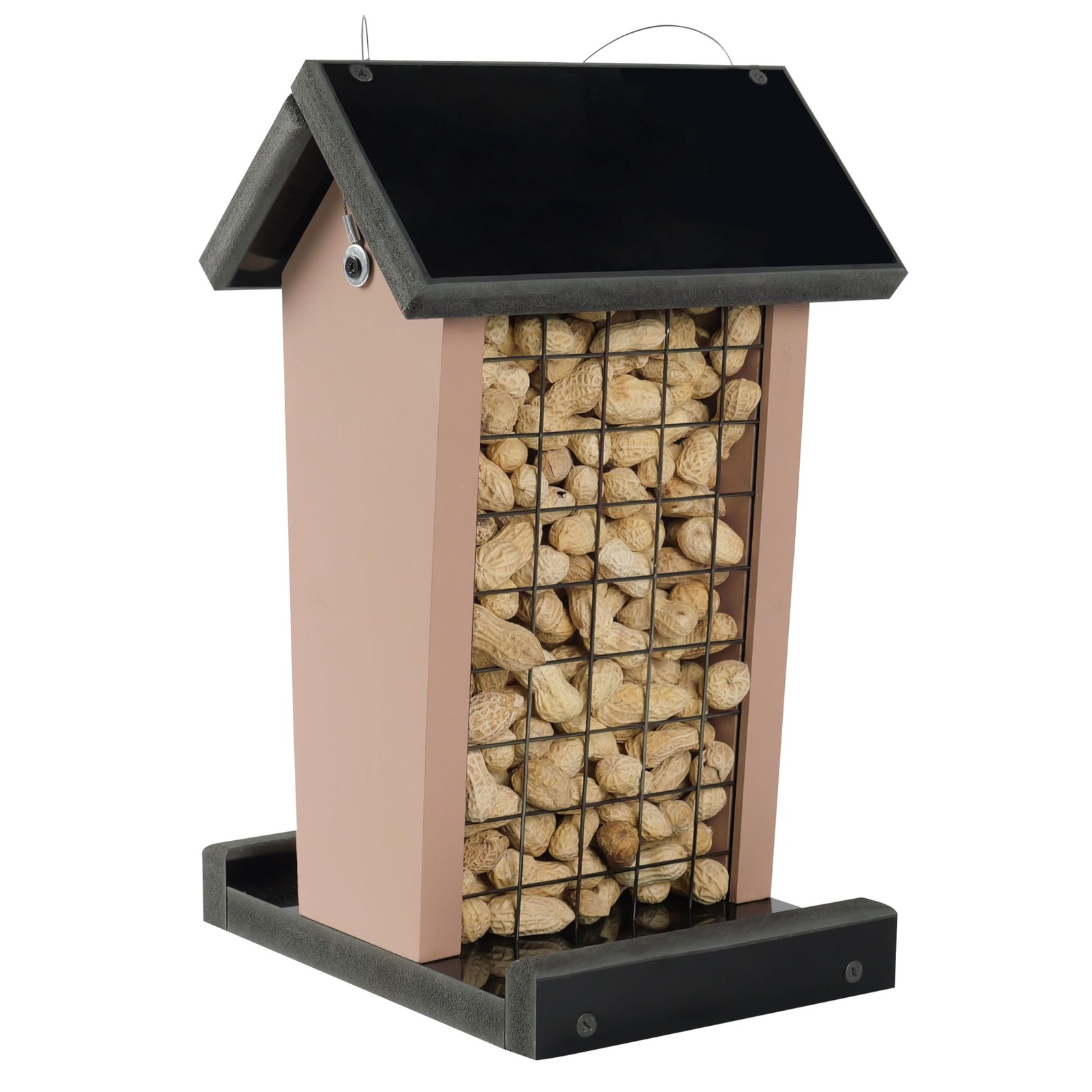 - Hanging Whole Peanut Bird Feeder, Durable Plastic, Attract