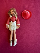 Vintage 1950s Flagg 7" Flexible Majorette Doll  Outfit  Hat  Boots