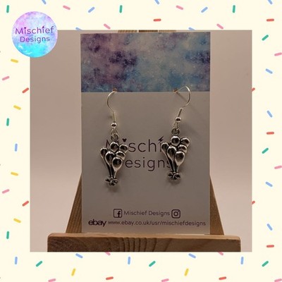 Handmade Cute Bunch of Balloons Disney Up Earrings Balloon  