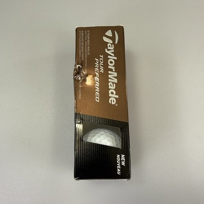 3 Taylormade Tour Preferred weiße Golfbälle.
