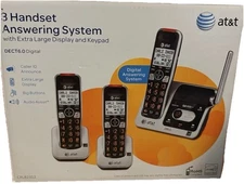 AT&T CRL82312 3-Handset Expandable Cordless phone + answering system