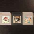 The Lost World Jurassic Park, Montezuma's Return & Adventure Island Game Boy Lot