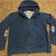 Women  s Ariat Blue Zip-up Jacket Size Small 