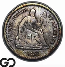 1872-S Seated Liberty Half Dime, Details