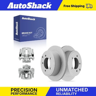 Rear Brake Rotors Calipers for Jeep, Patriot 2007-2017, 4WD FWD L4 2.0L 2.4L