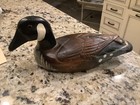 Hand Carved Wooden Duck Decoy Mantle Piece Lodge Cabin Decor 13" x 6" x 6.5" — photo 2
