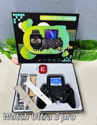 Watch Ultra3pro S10 Smart Watch with Bluetooth Calling,Comes with a Game Console