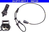 ABS Sensor Raddrehzahl ATE 24.0711-6011.3 FüR 876 Volvo S70 875 874 V70 C70 873