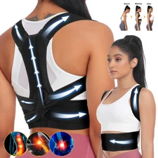 Back Brace Posture Corrector Shoulder Straightener Belt Pain Relief Fortemotus