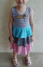 Matilda Jane Girls Paint By Numbers Katydid Neilah Ruffle Dress Size 4