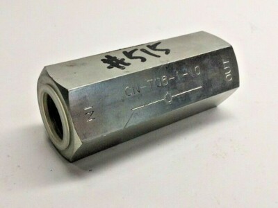 Nachi CN-T06-1-10 Check Valve In-Line CNT06110 / CN-TO6-1-10 3/4''