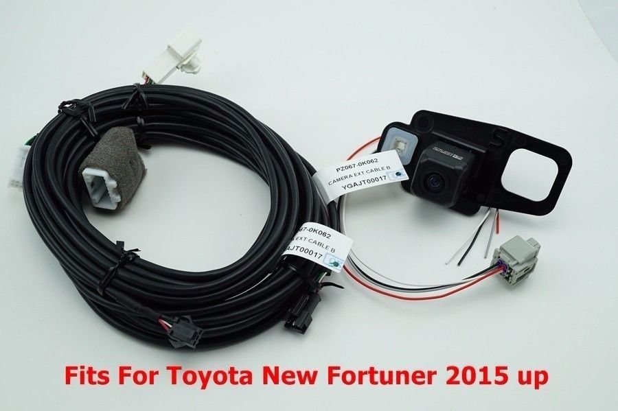 GENUINE TOYOTA NEW FORTUNER 2015 BACK UP CAMERA CABLE SOCKET SET