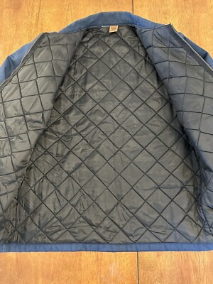 Vintage Big Ben Wrangler Work Jacket Medium Quilted Talon Zipper