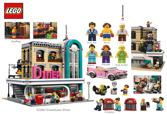 lego creator 10260 downtown diner