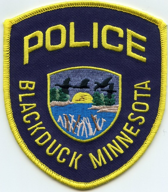 BLACKDUCK MINNESOTA MN Black Duck POLICE PATCH eBay