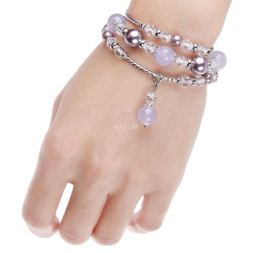 Bling Agate Beads Strap for Apple Watch Band iWatch Series 10 9 8 7 SE 6 5 4 3 2 - Picture 10 of 33