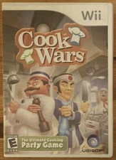 Cook Wars Nintendo Wii COMPLETE Manual Case Game