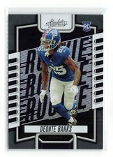 DEONTE BANKS #156 2023 PANINI ABSOLUTE GIANTS RC