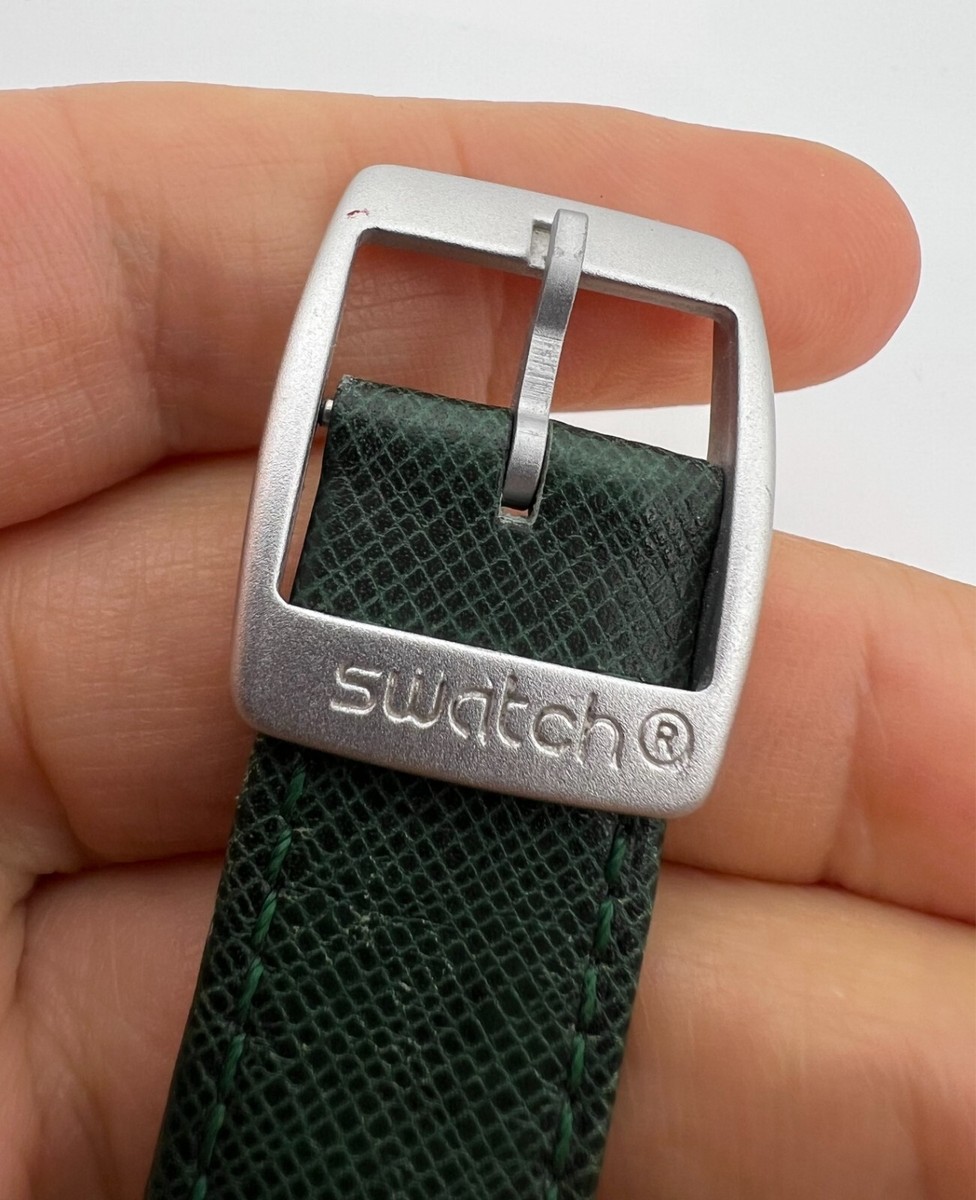 Swatch IRONY ALUMINIUM GREEN DIAL MENS QUARTZ | eBay