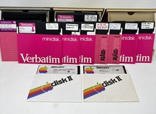 Collection Of Home Copied Original Apple Computer Discs Lot 29 Untested 1980s