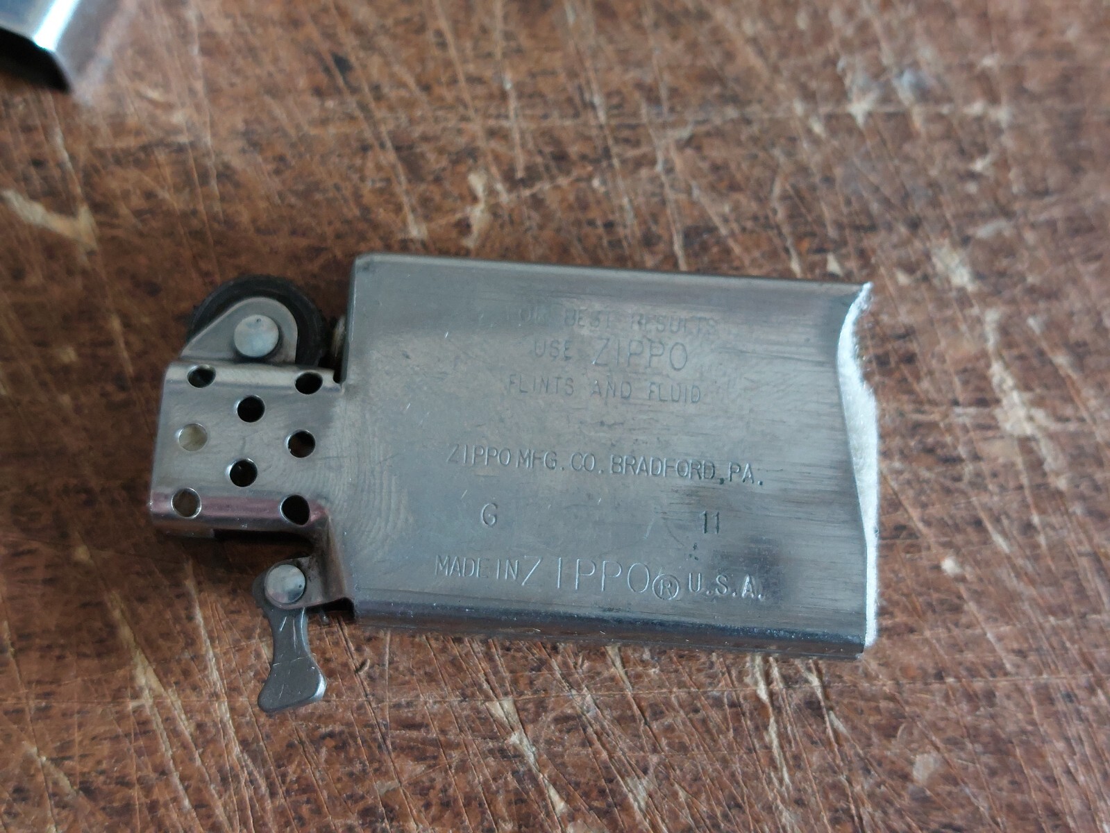 1966 Slim Zippo lighter Democratic Committee Woman 1966-1968 From a Friend