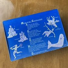 VTG Kids School General Box Co Pencil Box Orion, Cassiopeia, Constellations f5