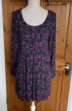 Ladies Dress by Joules Navy Floral Size UK14 **SALE**