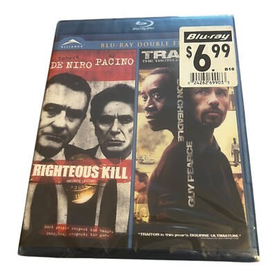 Righteous Kill + TRAITOR Blu-Ray Double Feature Blu Ray Brand New & Sealed