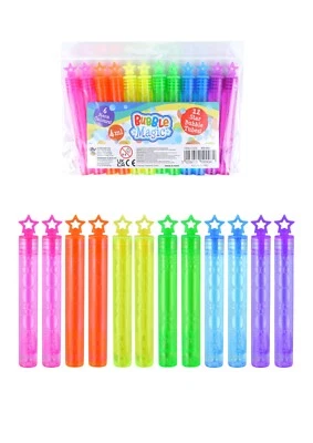 1-576 pcs Star Bubble Tubes Kids Party Bag Filler Favours Fun Mini Wand Toy Gift