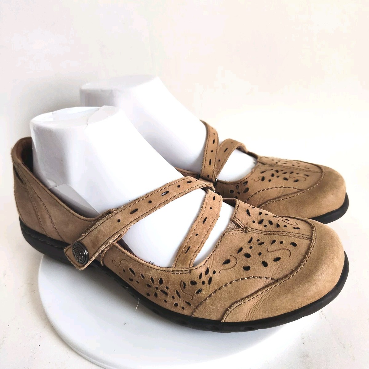 Rockport Cobb Hill Comfort Shoes Womens Wide Cross-Strap Mary