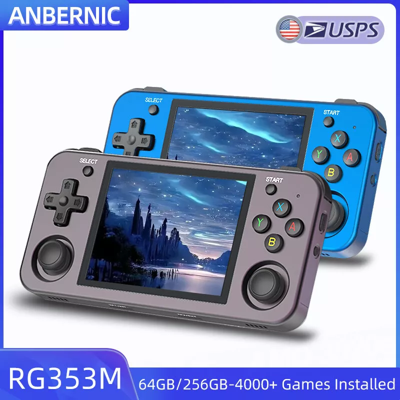 Anbernic New RG353M 3.5-inch Support WIFI online Game Console Android Linux  system Game Player Built