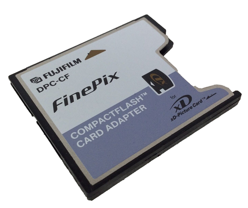 FUJIFILM DPC-CF Finepix Compact Flash Card Adapter for xD-Picture Card with case