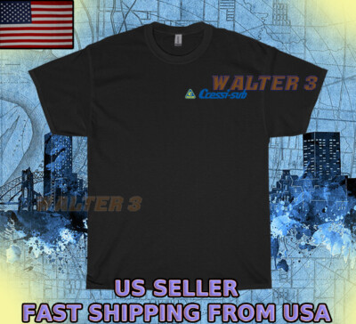 NEW SHIRT CRESSI-SUB BLUE LOGO UNISEX T-SHIRT FUNNY MEN'S SIZE S-5XL