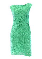 ,Ralph Lauren Green Lace Casual Lined Dress Size AU14 US10 Med