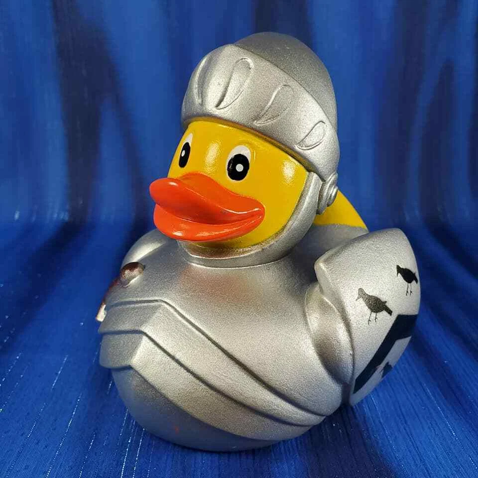 Knight in Shining Armor Rubber Duck medieval NEW Yarto
