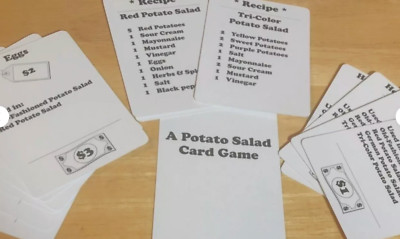 A Potato Salad Card Game - Uncommon to say the least - RARE