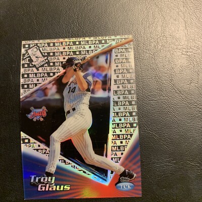 C32b   1999 Topps Tek #10a Troy Glaus California angels￼￼￼￼ ￼￼￼,￼pattern￼ 29