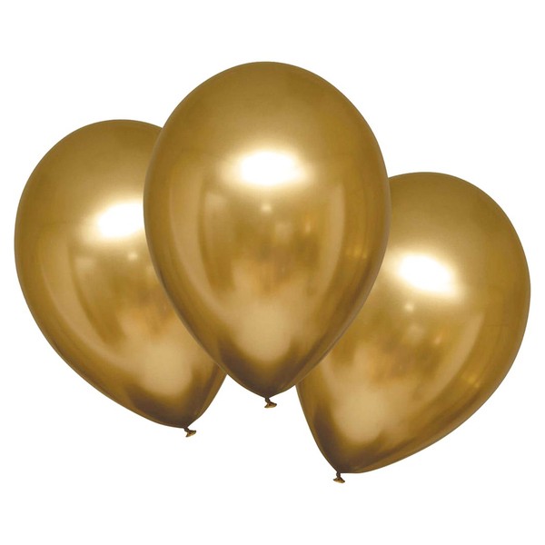 Party Ballons 50Er Set Gold Genderreveal Boy Or Girl Geburtstag Feier Helium-image