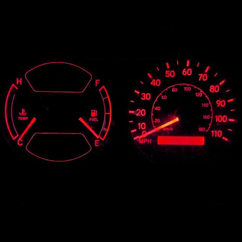 Gauge Cluster Instrument Panel LED Lights for 98-02 Toyota Corolla Chevy Prizm - Picture 15 of 18