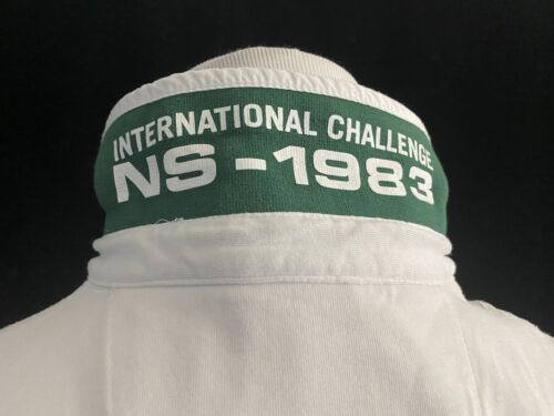 Nautica International Challenge XL Polo Brazil USA Rugby Shirt White - Picture 1 of 12