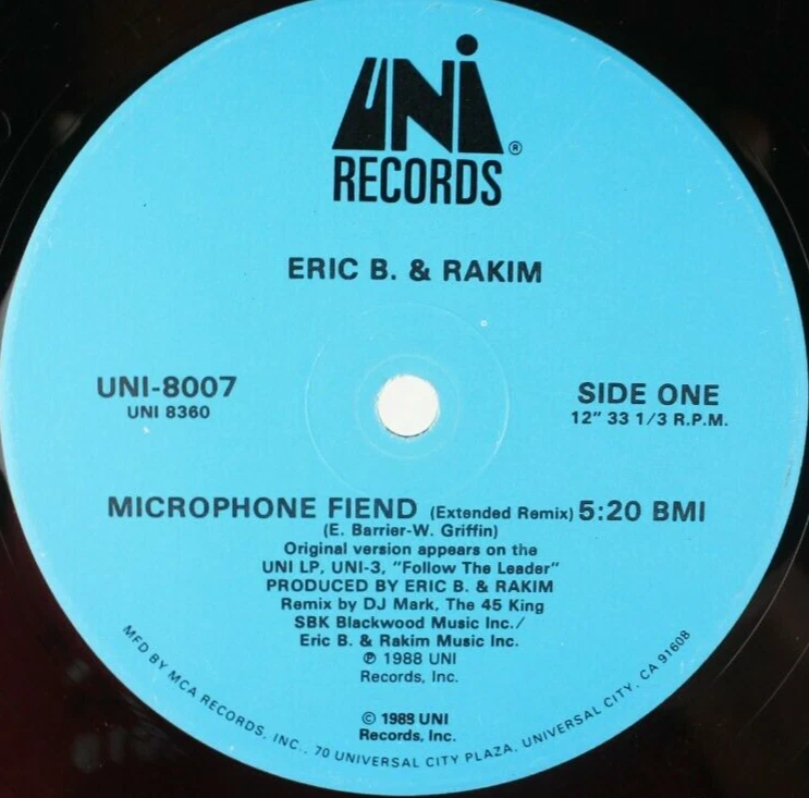 travailleur historique santé eric b microphone fiend Regan espace cuisine