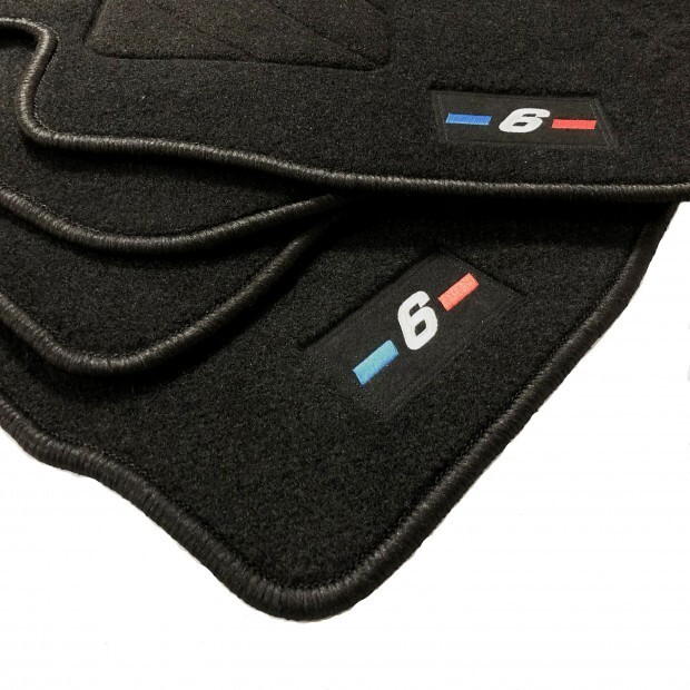 Tapis de sol pour BMW Série 6 F06 avec logo brodé M Performance