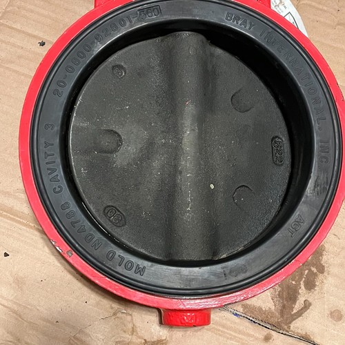Bray 8" Butterfly Valve Series 30 Wafer with Hand Operated Gear Drive - Picture 7 of 9