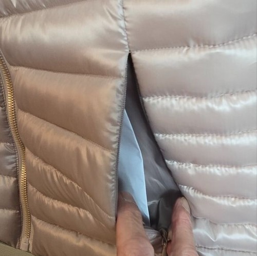Jason WU Damen Metallic Rose Puffer Jacket Small Reisetasche Neu - Bild 13 von 16