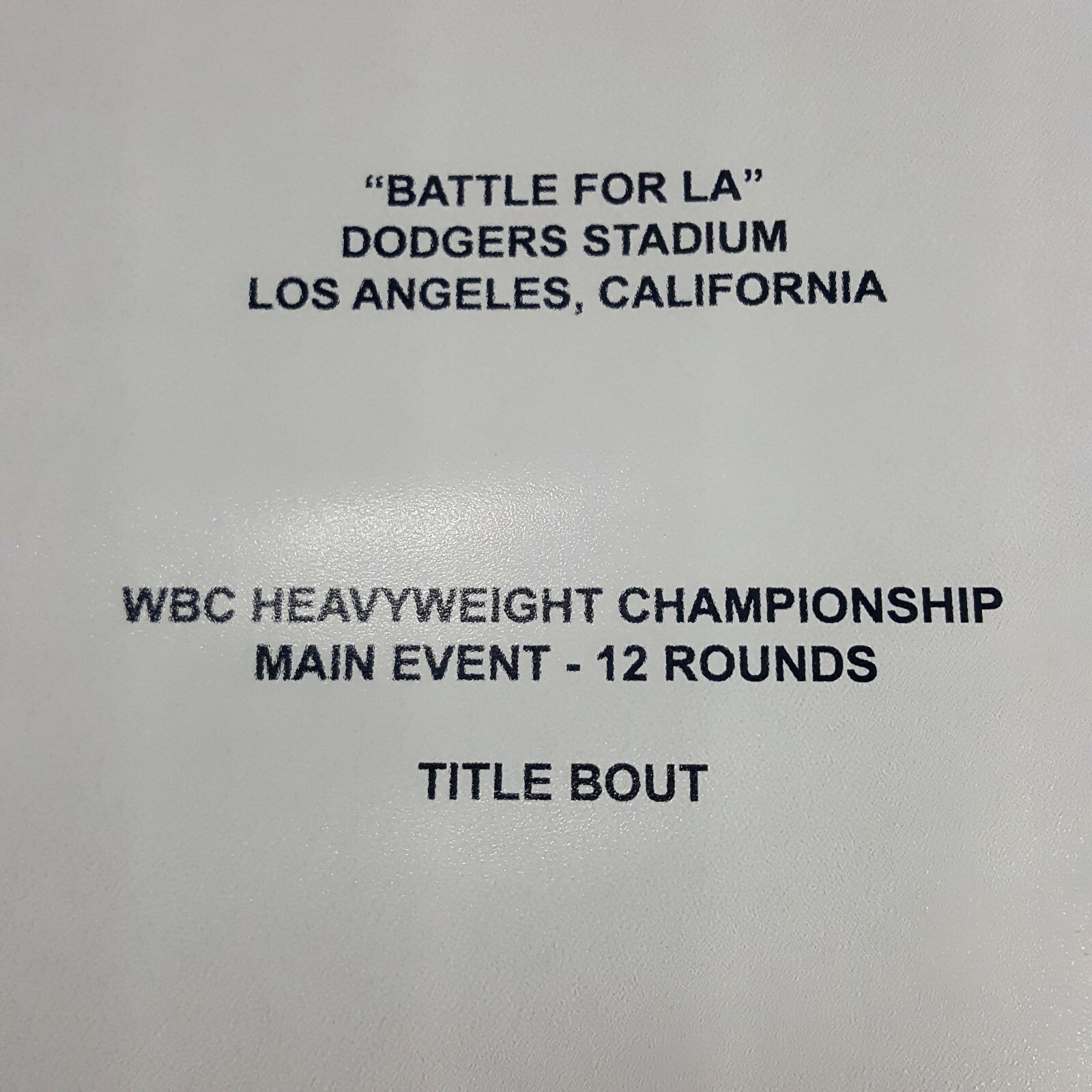 Image 18 of CREED III 3 - Screen Used DAZN Fight Commentator Binder with Notes - COA