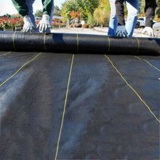 6FTx150FT Woven Ground Cover Landscape Fabric Heavy PP Weed Barrier Garden Mat