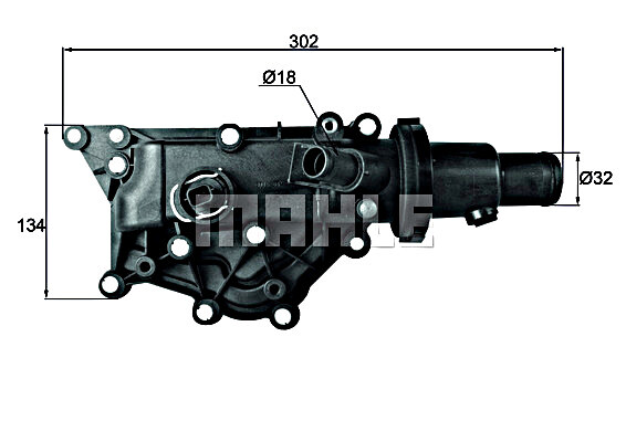 Thermostat Gehäuse Kühlmittelsensor 89 ° 8200700092 Für RENAULT SCENIC MEGANE 2