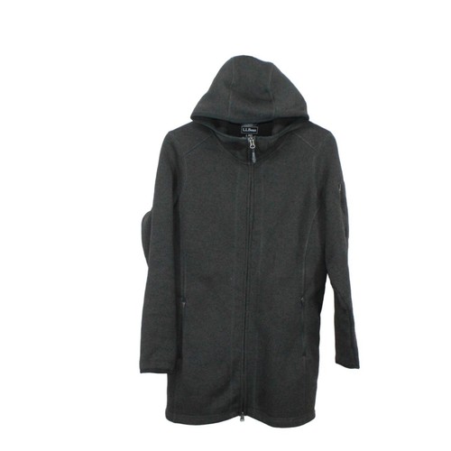 Pull Cardigan L.L. Bean 100% Laine Mouton - Taille M/L, Noir/blanc/gris, Occasion Très Bon état