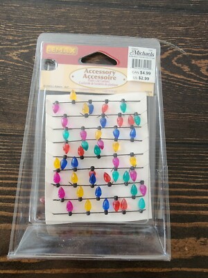 Lemax 2003 4-Foot Plastic Light Garland Holiday Seasonal Retired #34949 Bin #23