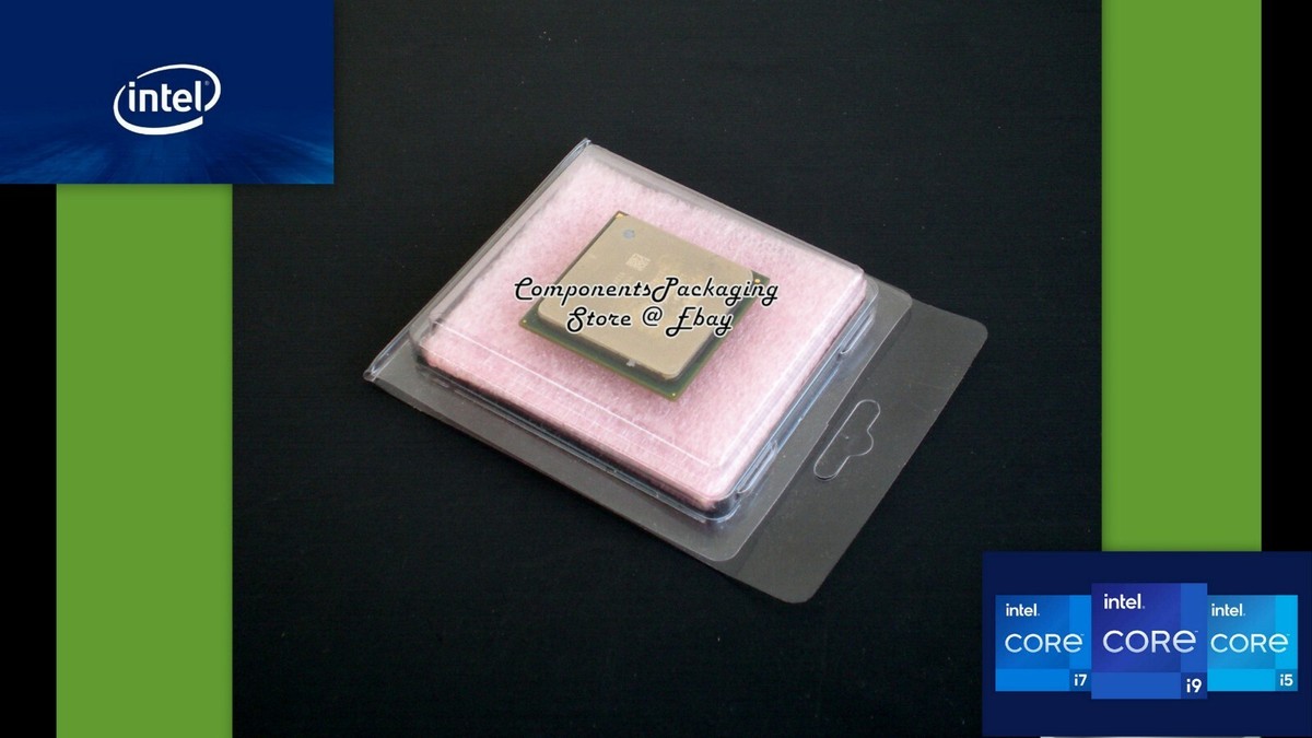 20PCS Computer CPU Case Tray Packaging Clamshell Per Intel LGA775 - Foto 5